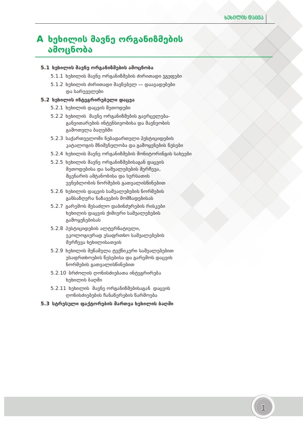 Cover of ხეხილის დაცვა